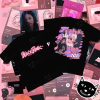 BlackPink TShirt Lalisa Jennie Jim JoJisoo Jim FRose 4 สมาชิก T เสื้อผ้าฝ้าย 100% เสื้อS-5XL