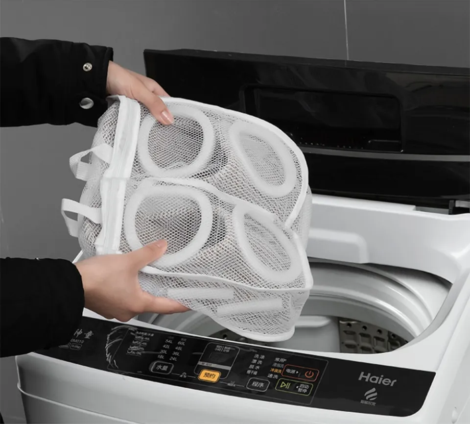 Washing Machine Shoes Bag Travel Shoe Storage bags Portable Mesh Laundry  bag Anti-deformation Protective Clothes organizer