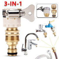 Universal Kitchen อะแดปเตอร์ท่อโลหะก๊อกน้ำ Connector Mixer อะแดปเตอร์ท่อ Tube Joint Fitting รดน้ำสวนเครื่องมือ-Shief