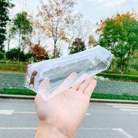 【DT】hot！ Cute Pencil Case for Girls Boys Gifts School Transparent Box Pencilcase Korean Stationery For Stu X2Q7