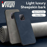 VRQR เคสโทรศัพท์หนังแกะสำหรับ Xiaomi Redmi 10X 5G กันลื่นดูแลผิวสัมผัสหรูหราและหรูหรา