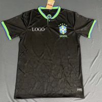 shot goods 2022 World-Cup Brazil Men Black Jersey 22-23 Football Jersey S-2XL