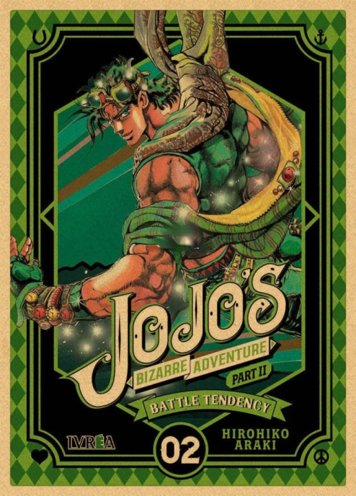 อะนิเมะ-jojo-ผจญภัยที่แปลกประหลาดโปสเตอร์คราฟท์ผ้าใบการกระทำอะนิเมะ-jojo-โปสเตอร์ตกแต่งผนังศิลปะสำหรับบ้าน-ห้อง-และบาร์ตกแต่ง