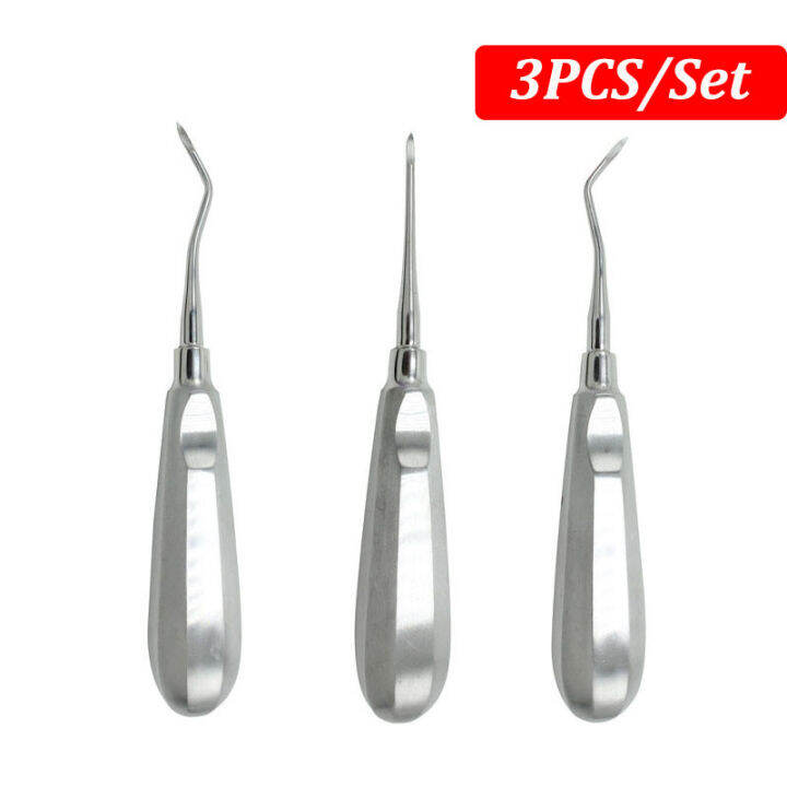 Set Tooth Elevator Dental Stainless Steel Elevator Dentist Tools