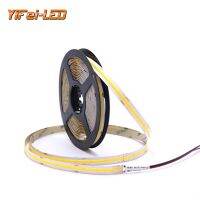 IP20 non waterproof and pointless flexible COB Led light strip with 320led CRI90 wall ceiling decoration