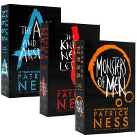 Chaos walk 3 volumes co sale of English original chaos walking when monsters knock at the door by Patrick ness award-winning youth science fiction Carnegie childrens Book Award Patrick ness