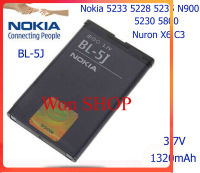 แบตเตอรี่ Nokia 5233 5228 BL-5J 5235 N900 5230 5800 Nuron X6 C3 BL5J