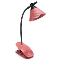 Led Lampshade Clip Reading Book Light, Rechargeable Book Light for Reading,Eye Protection LED Reading Lamp