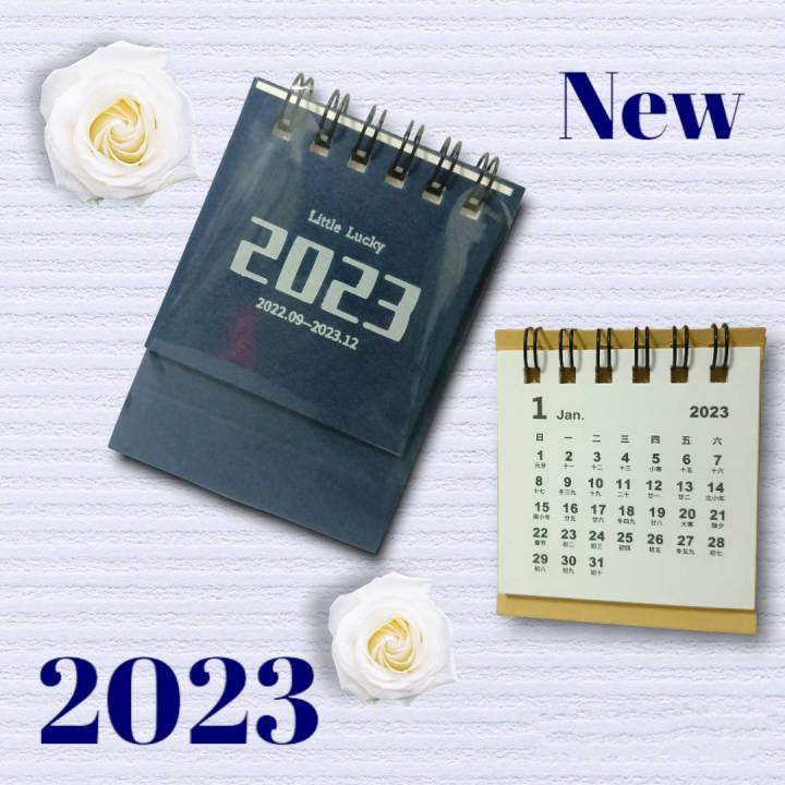 ปฏิทิน-2023-แถมสติ๊กเกอร์ตกแต่ง-ปฏิทินตั้งโต๊ะ-จัดส่งเร็วในประเทศไทย-ปฏิทินจิ๋ว-ปฏิทินขนาดพกพาได้-ราคาพิเศษ