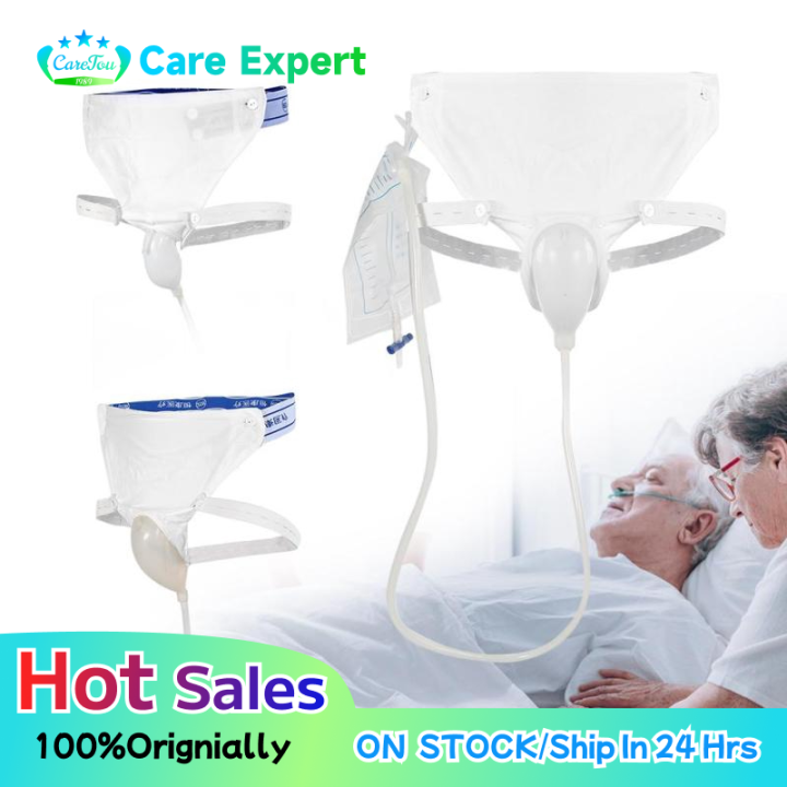 Urine Collector Silicone Adults Man Woman Elderly Urinal with Catheter ...