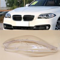 ไฟหน้ารถปกสำหรับ BMW 5ชุด F10 530I 528I F18 535I 2010-2017โคมไฟที่ครอบโคมไฟที่ครอบไฟเลนส์กระจกปลอก