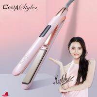 [โค้ดลด10%]Coolastyler PINK GOLD LCD ที่หนีบผม ที่ม้วนผม เพิ่มวอลลุ่ม รุ่น ประจุไอออนลบ คุณภาพสูง รับประกัน 1 ปี มีมอก. เครื่องหนีบผม ที่หนีบผม ที่ม้