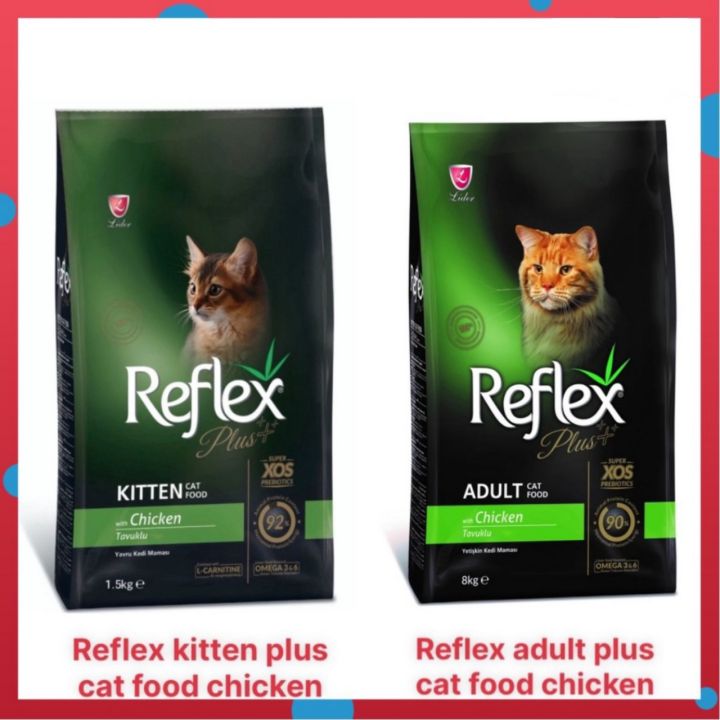 Hạt Reflex Plus vị gà cho mèo - Mê mẩn với hương vị gà tươi ngon tuyệt vời của thức ăn chiết xuất tự nhiên Reflex Plus. Hạt Reflex Plus vị gà cho mèo là một bữa ăn cân bằng kèm các chất dinh dưỡng thiết yếu cho việc phát triển và sinh hoạt của mèo. Hãy cho mèo của bạn một bữa ăn ngon miệng và cân bằng với hạt Reflex Plus.
