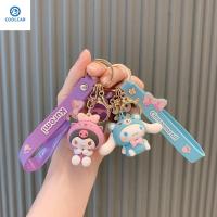 COOLCAR Mylody POM Purin เครื่องประดับทันสมัย Cinnamoroll KT ของขวัญพวงกุญแจเครื่องประดับกระเป๋าเสน่ห์ Kuromi พวงกุญแจสุนัข Yugui พวงกุญแจการ์ตูน