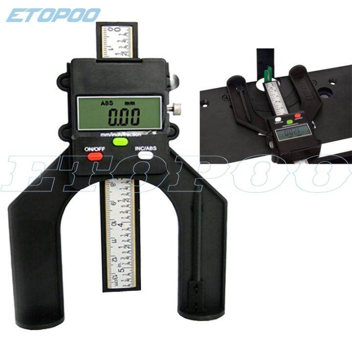 Digital Depth Gauge LCD Height Gauges Calipers With Feet For