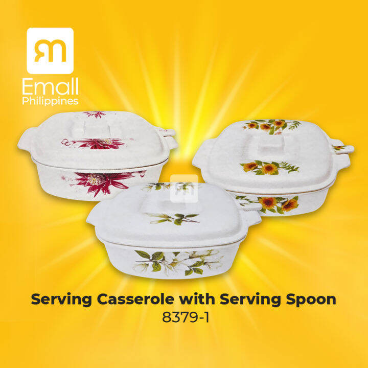 Emall Philippines Serving Casserole with Spoon 83791 Melamine
