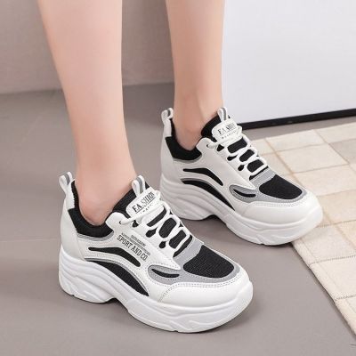 Autumn/winter 2021 new increased thick bottom sponge with color matching leisure shoes low help shoes torre female shoes
