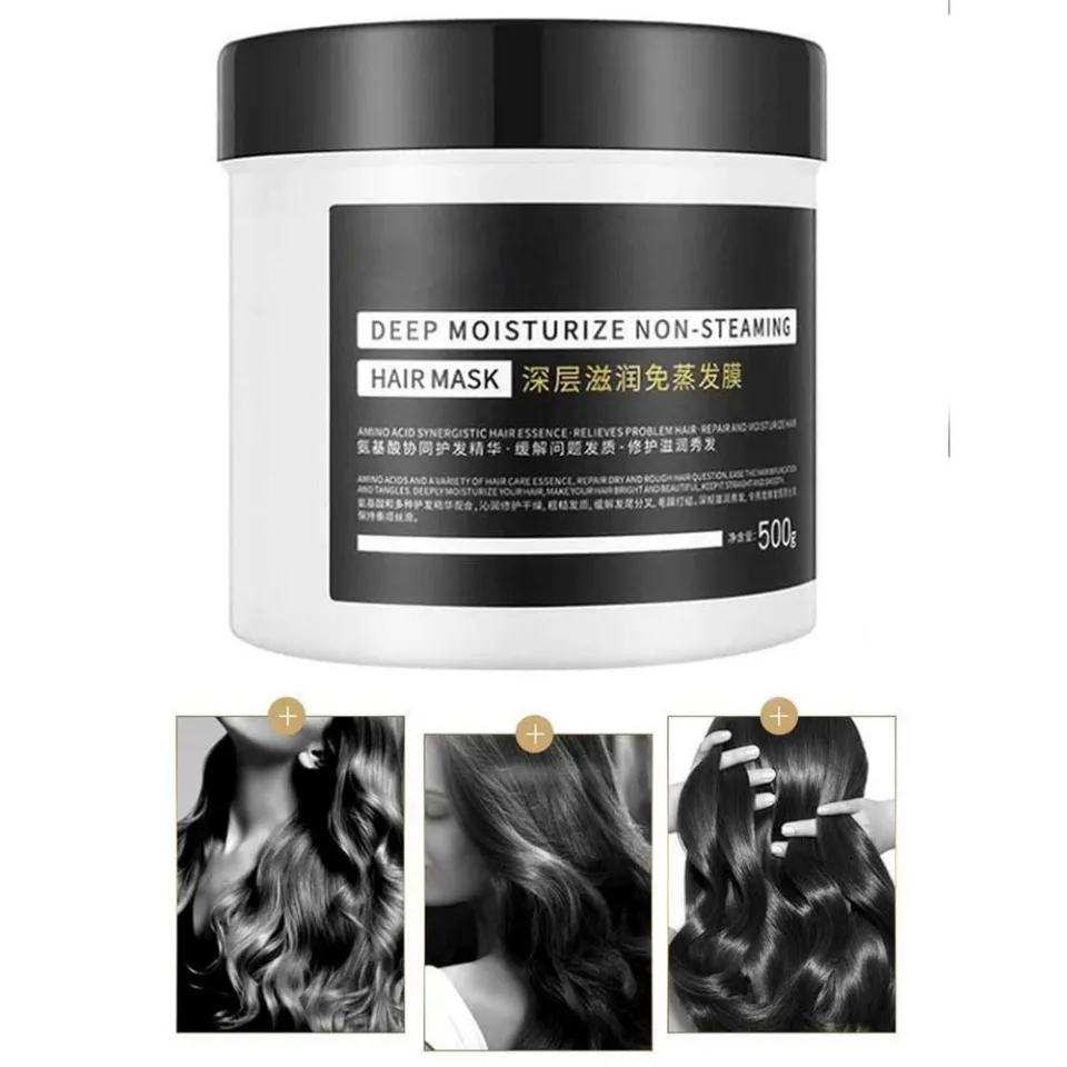 FASHION OS】500g Hair Mask Hair Repairs Frizzy Hair Mask Smoothing