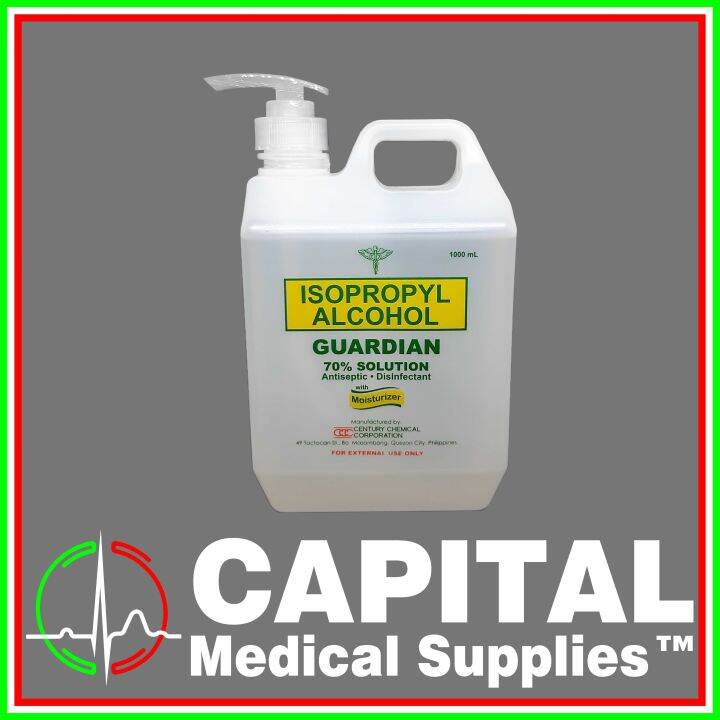 Isopropyl Alcohol 70 Antiseptic, Disinfectant with Moisturizer, 1000ml