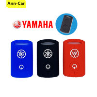 【 Ann-Car】ฝาครอบกุญแจซิลิโคนสำหรับ Yamaha NVX NMAX XMAX NVX155 AEROX155 QBIX125 XMAX300