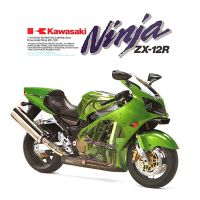 Tamiya 14084 112คาวาซากินินจา ZX-12 R รถจักรยานยนต์รูปแบบการชุมนุมอาคารชุดสำหรับผู้ใหญ่งานอดิเรกของเล่นของสะสม DIY