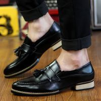 CODwumei04 ?Free Shipping Men Leather Fashion Tassel Slip-On Loafer Oxford Shoes Formal Low-Cut Shoes