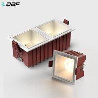 [DBF]Square Frameless NO Dazzling COB Recessed Downlight 7W 12W 14W 24W LED Ceiling Spot Light for Bedroom Living room Kitchen  by Hs2023