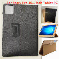 ปกหนังเคสสำหรับแท็บเล็ต Spark Pro 10.1นิ้วปลอกขาตั้ง10.1เคสป้องกันแท็บเล็ต