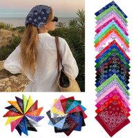 【CC】♙℡◇  Bohemia Bandana Scarf Headband Men Face Turban Bandanas Hair Tie Headscarf Headwear