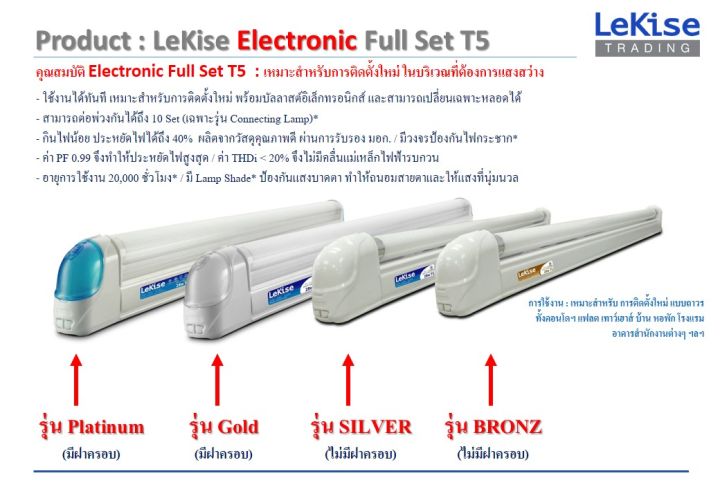 ฟลูเซ็ท-t5-14w-lekise-เลคิเซ๋