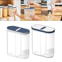 Kitchen Accessories Container Organizer Food Grain Rice Transparent Plastic Cereal Dispenser Sealed Jar