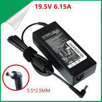 19.5V 6.15A 120W 5.5*2.5มม. อะแดปเตอร์ AC สำหรับแล็ปท็อปสำหรับ Y460 Y570 Y580 Y400 Y530 Y410P Y500 Y510P Y570 Y730