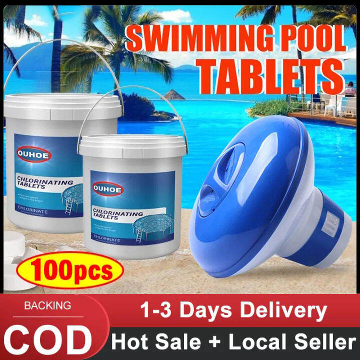 Chlorine Tablets For Swimming Pool Dissolves Quickly Eliminate Algae In