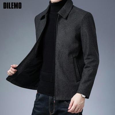 DILEMO เสื้อโค้ทยี่ห้อใหม่ผู้ชาย,เสื้อแจ็คเก็ตลำลองแฟชั่นฤดูใบไม้ร่วงฤดูหนาว2023เสื้อผ้าผู้ชายคุณภาพสูงทึบคลาสสิก