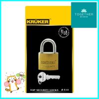 กุญแจสปริง KRUKER 676-1 32 มม. สีทองPADLOCK KRUKER 676-1 32MM GOLD **คุ้มที่สุดแล้วจ้า**