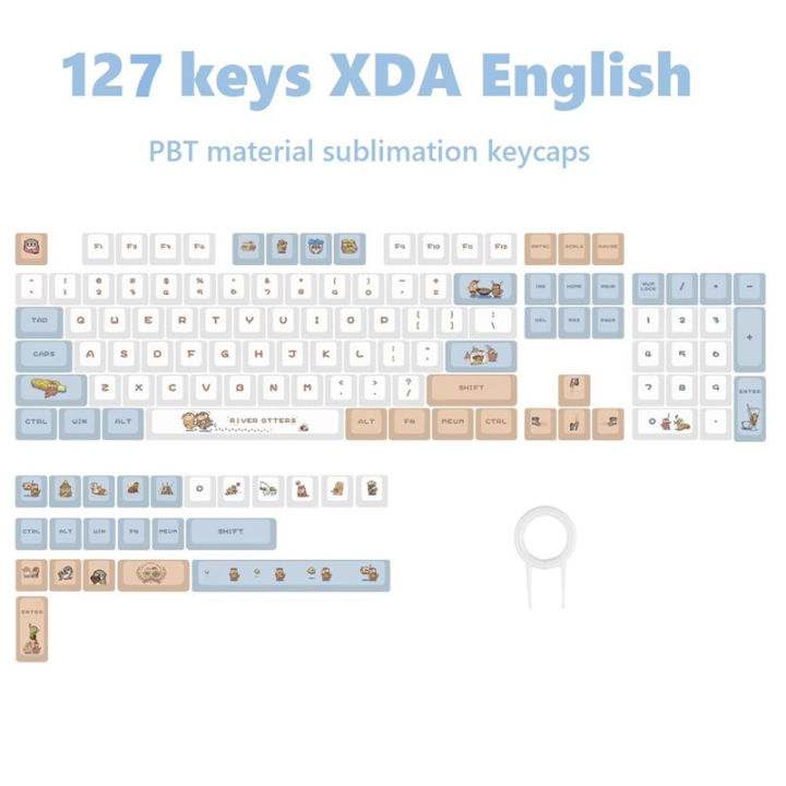 127-key-pbt-น่ารักนากข้อความเหมือนกับ-xda-ปุ่มกดที่มีสีสันสำหรับวิศวกรรมแป้นพิมพ์ภาษาอังกฤษหมวกที่สำคัญสำหรับ688498104แป้นพิมพ์แป้นพิมพ์หมวก