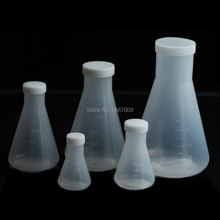 Specialty Glassware 50ml To 1000ml Lab Plastic Erlenmeyer Flask Conical ...