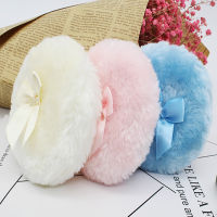 Ribbon-tied Face Puff Gentle Face Powder Puff Ribbon Handle Puff Suitable For Most People Large Body Powder Puff