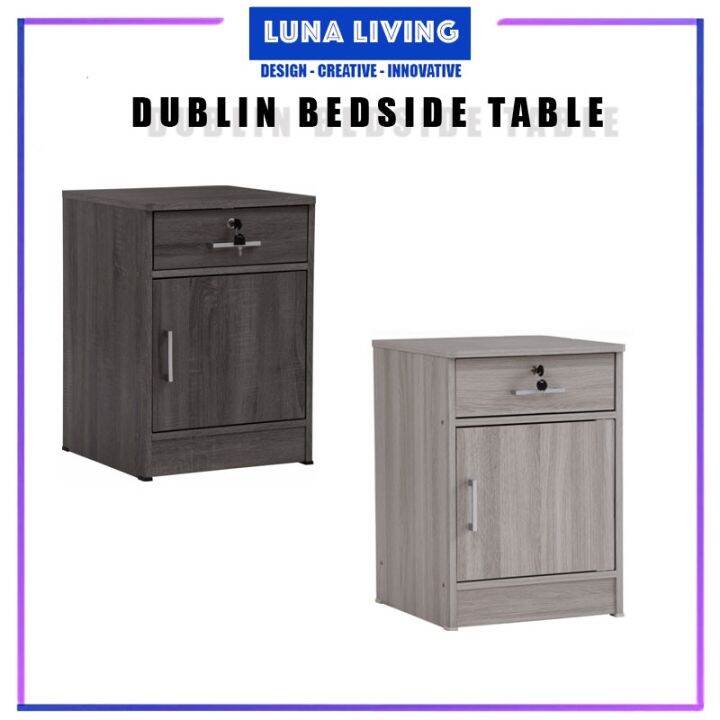 Dublin Side Table With Drawer / Bedside Table / Small Lazada