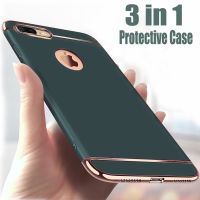 【CC】 Luxury Plating Shockproof 7 8 6 6s 5 5s Matte Hard Cover X Xr Xs 12 13