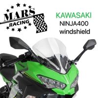 เหมาะสำหรับ NINJA 400 NINJA400 Ninja-400 2018 2019 2020 2021อุปกรณ์เสริมรถจักรยานยนต์กระจก Deflector Visor Viser