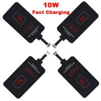 【 A Hot 】5V/2A 10W Qi ตัวรับสัญญาณที่ชาร์จไร้สายอย่างรวดเร็วสำหรับ IPhone 765 Samsung Huawei Xiaomi Type-C Micro Usb Qi C ขั้วต่อพื้นฐาน