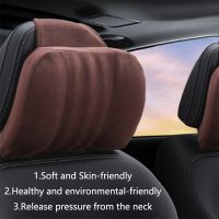 1 Pcs Car Neck Headrest Pillow Ultra Soft Adjustable Pillow For Mercedes Benz Auto Seat Head Support Neck Car Accessory