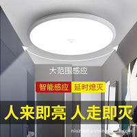 Led human body induction ceiling lamp intelligent radar ultra-thin aisle staircase voice-activated sensor light automatic ceiling energy-saving lampCHN-Q