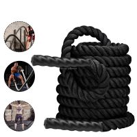 ↂ▤ Battle Power Rope 38mmx12m 15m Crossfit Strength Muscle Training Fitness Gym Full Body Workout Men Women Power Training Strength