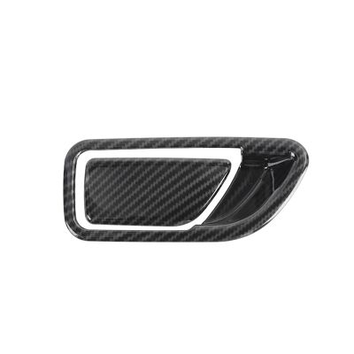 ❁ Car Copilot Storage Box Switch Trim Cover Sticker for Ford Bronco Sport 2021 2022 Accessories (ABS Carbon Fiber)
