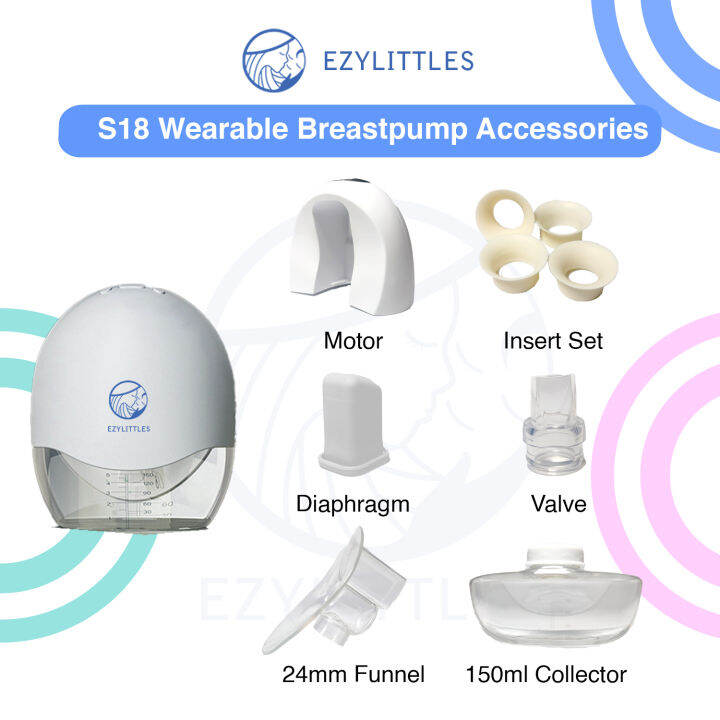 EZYLITTLES S18 Wearable Breast Pump Accessories Spare Parts Valve