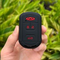 3 button Silicone Car Key Cover Case Holder For Chery Tiggo 3 8 7 5X Tiggo 4 5txs 2020  Keyless Remote Key Accessories Key Chains