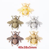 [Hot K] 7 Pcs Charms โบราณ Bee Bronze สังกะสีอัลลอยด์ Fit สร้อยข้อมือ DIY ค้นพบเครืองประดับโลหะ8202