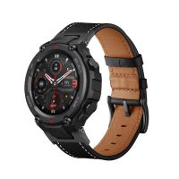 [HOT EWSGWJKKAI HOT] สายหนังแท้สำหรับ Amazfit T Rex 2ครั้ง Rex Pro ดูสมาร์ทวงแทนที่เข็มขัดสำหรับ Huami Amazfit T Rex Correa สายรัดข้อมือ